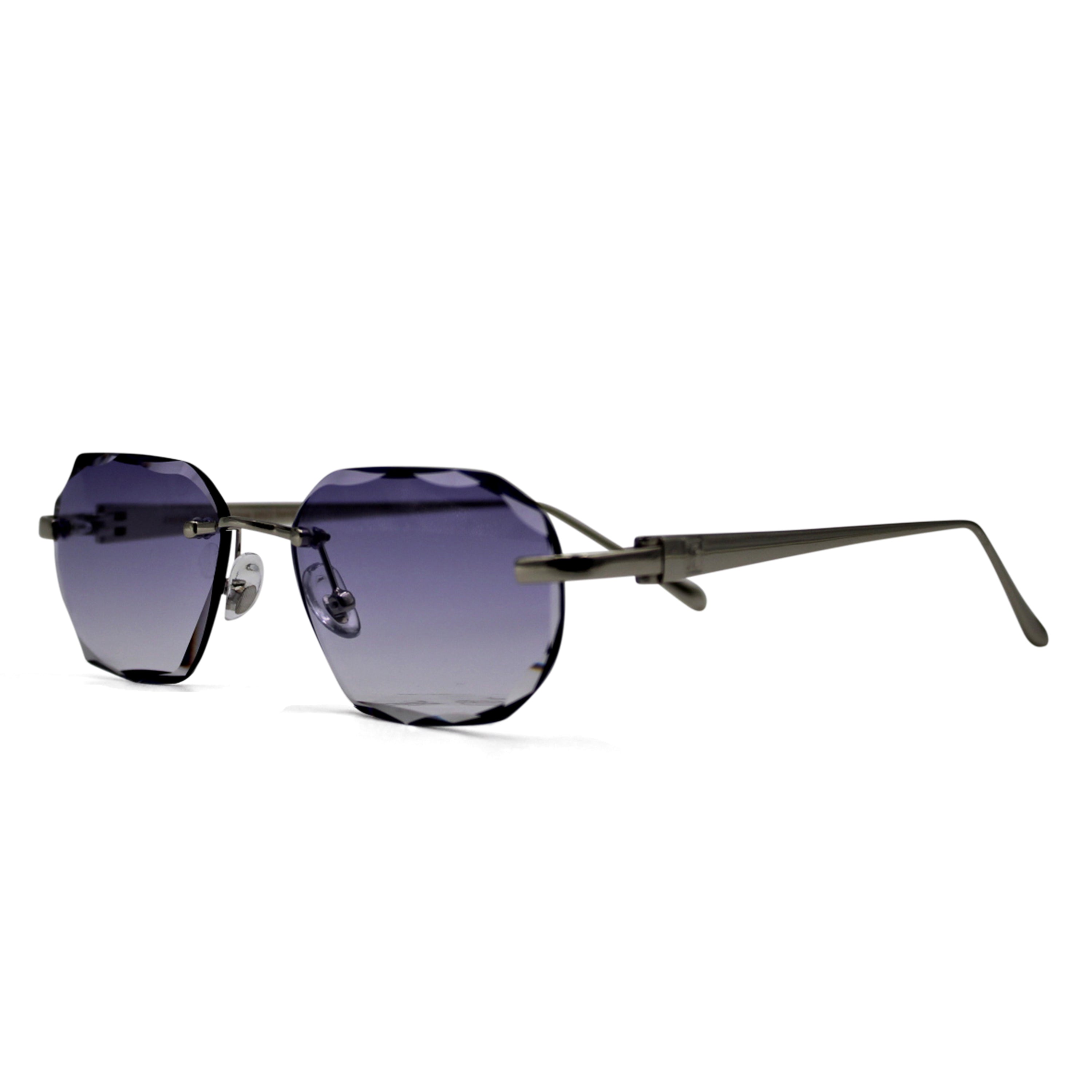 Gradient Purple White Gold