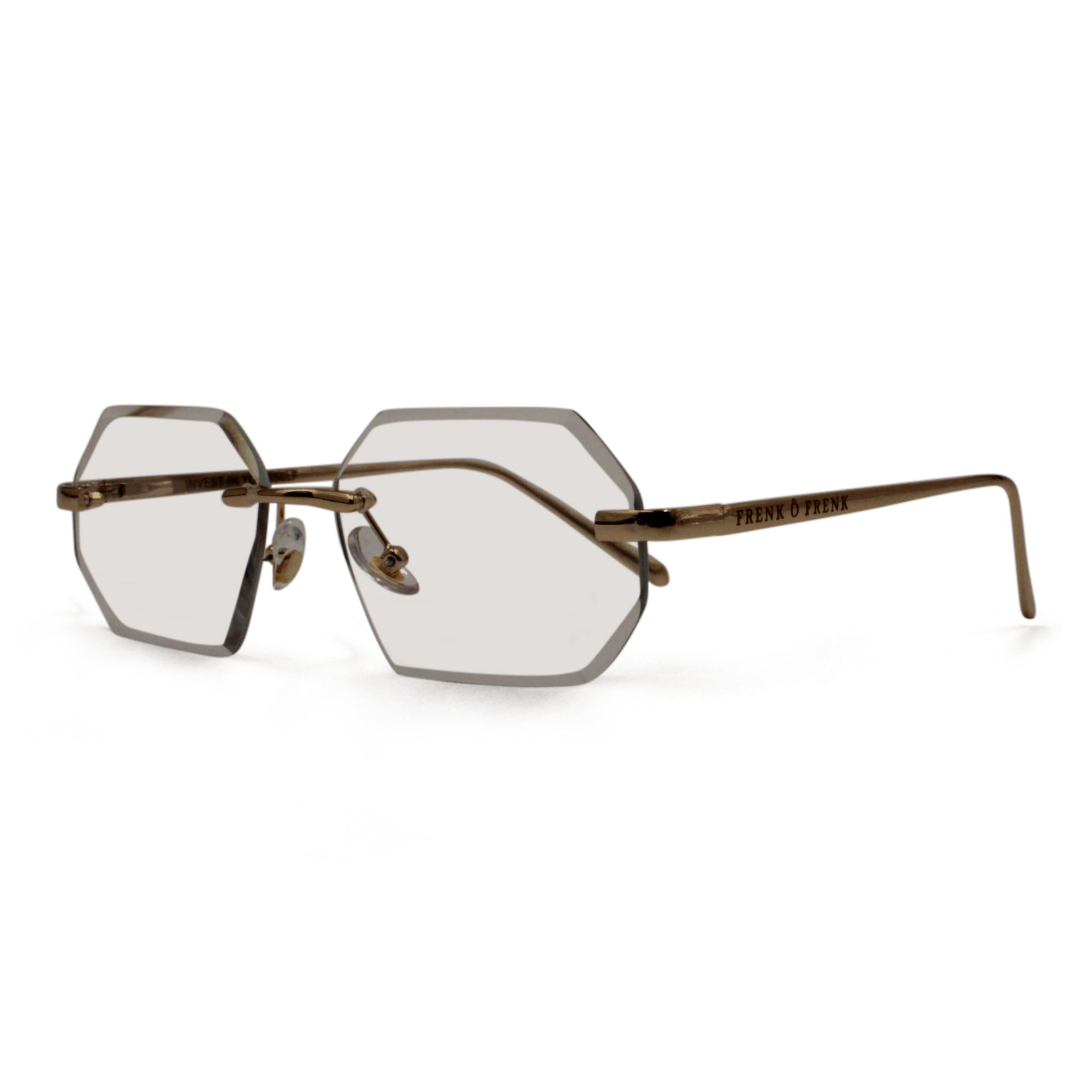 Transparant Gold Plated