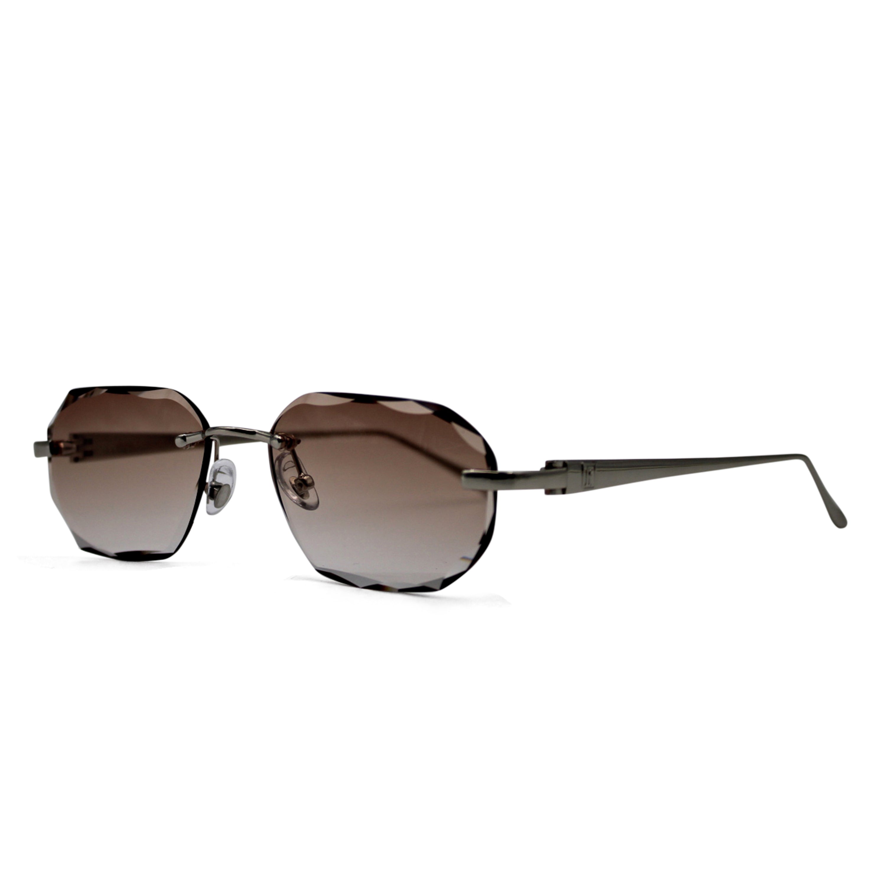 Grandient Brown White Gold